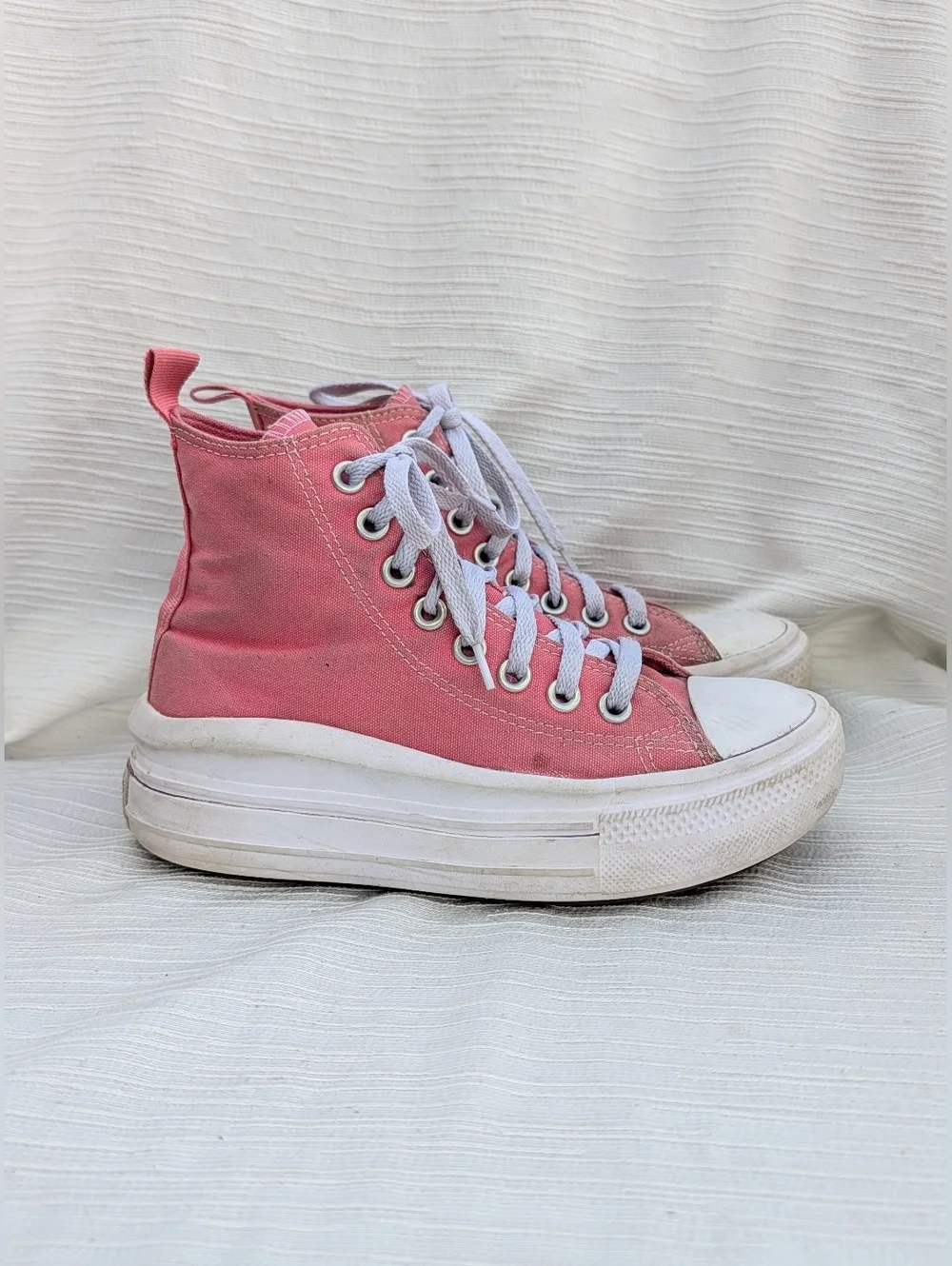 Converse Chuck Taylor All Star Platform High Top Sneakers - Pink Youth Size 3.5